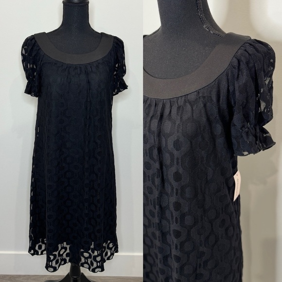Dressbarn Black Lace Midi Dress (8) - Picture 1 of 8